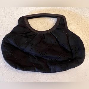 Ann Taylor Loft Black Clutch Bag Pocketbook Women’s